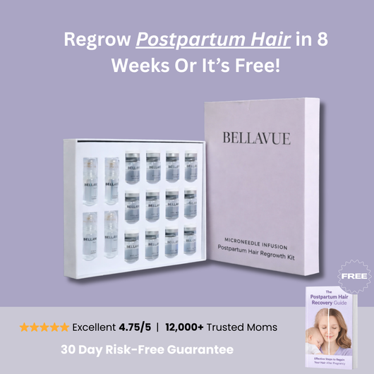 Regrow the hair you lost after giving birth within 8 Weeks